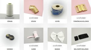 Minőségi rövidáru a Szakatex méteráru bolt kínálatában